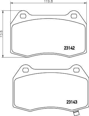 HELLA 8DB 355 010-681 - Jarrupala, levyjarru inparts.fi