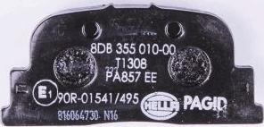 HELLA 8DB 355 010-001 - Jarrupala, levyjarru inparts.fi