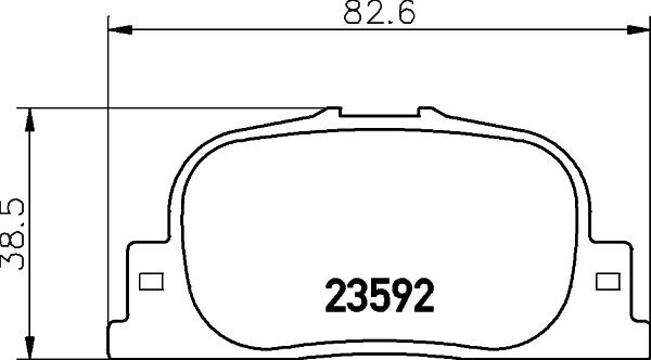 HELLA 8DB 355 010-001 - Jarrupala, levyjarru inparts.fi