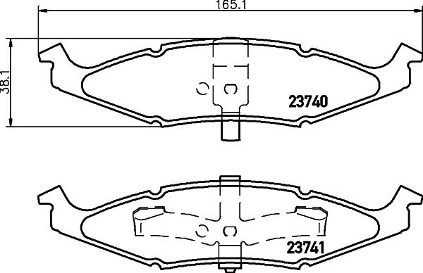 HELLA 8DB 355 010-081 - Jarrupala, levyjarru inparts.fi