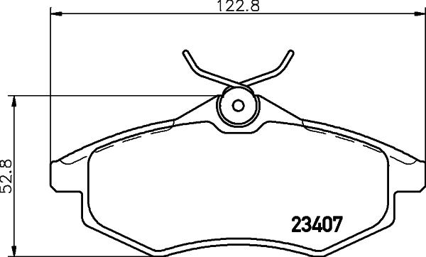 HELLA 8DB 355 010-161 - Jarrupala, levyjarru inparts.fi