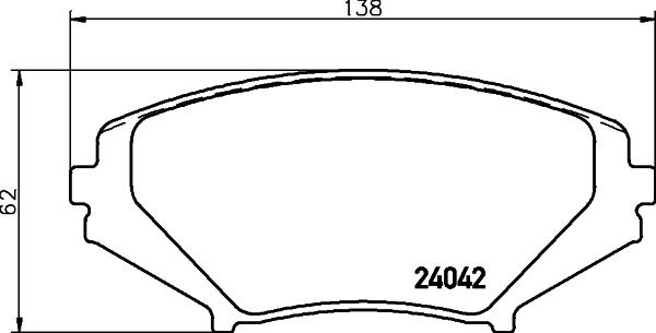 HELLA 8DB 355 010-881 - Jarrupala, levyjarru inparts.fi