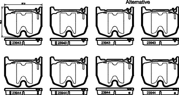 HELLA 8DB 355 031-311 - Jarrupala, levyjarru inparts.fi