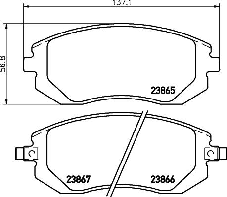 HELLA 8DB 355 010-211 - Jarrupala, levyjarru inparts.fi