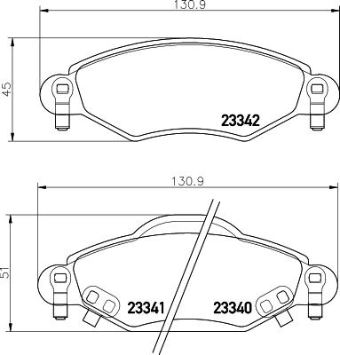 HELLA 8DB 355 010-791 - Jarrupala, levyjarru inparts.fi