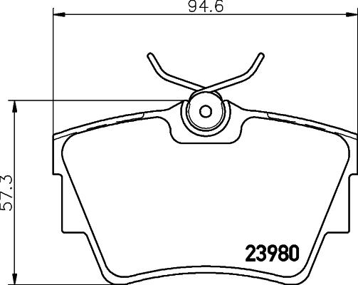 HELLA 8DB 355 010-761 - Jarrupala, levyjarru inparts.fi