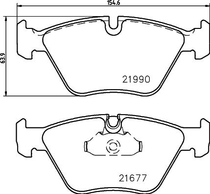 HELLA 8DB 355 010-711 - Jarrupala, levyjarru inparts.fi