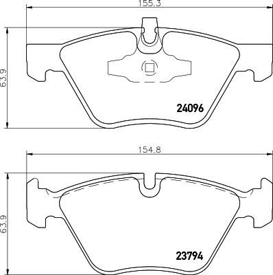 HELLA 8DB 355 011-941 - Jarrupala, levyjarru inparts.fi