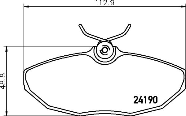 HELLA 8DB 355 011-961 - Jarrupala, levyjarru inparts.fi