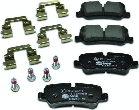 HELLA 8DB 355 011-981 - Jarrupala, levyjarru inparts.fi