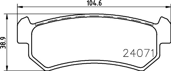 HELLA 8DB 355 011-451 - Jarrupala, levyjarru inparts.fi