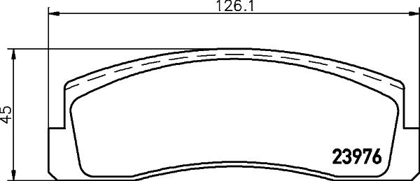 HELLA 8DB 355 011-461 - Jarrupala, levyjarru inparts.fi