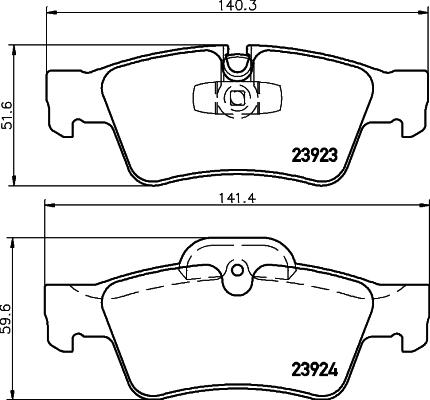 HELLA 8DB 355 011-421 - Jarrupala, levyjarru inparts.fi