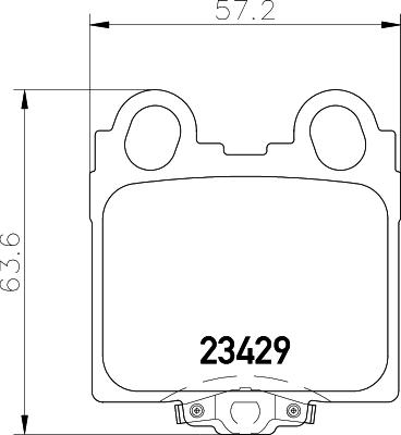 HELLA 8DB 355 011-591 - Jarrupala, levyjarru inparts.fi