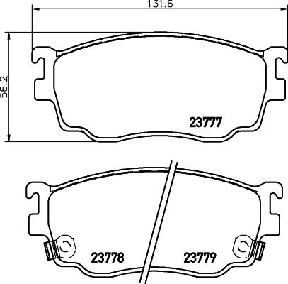 HELLA 8DB 355 011-561 - Jarrupala, levyjarru inparts.fi