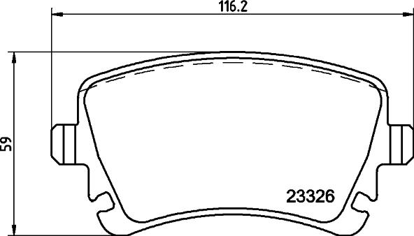 HELLA 8DB 355 011-531 - Jarrupala, levyjarru inparts.fi