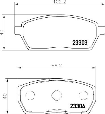 HELLA 8DB 355 011-611 - Jarrupala, levyjarru inparts.fi