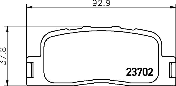 HELLA 8DB 355 011-001 - Jarrupala, levyjarru inparts.fi