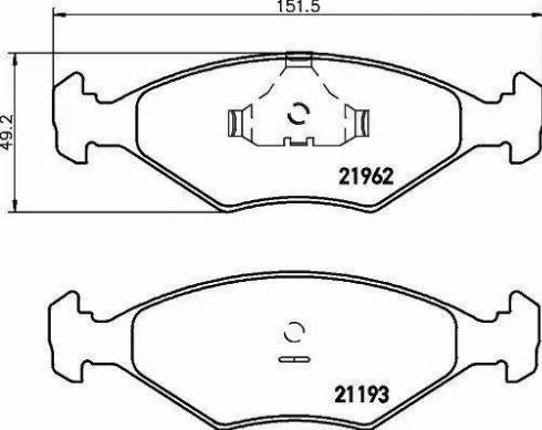 HELLA 8DB 355 008-371 - Jarrupala, levyjarru inparts.fi