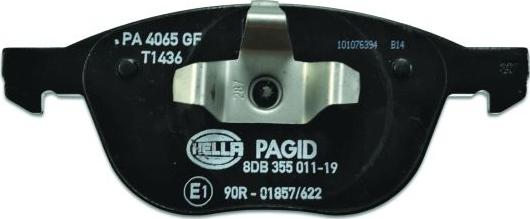 HELLA 8DB 355 011-191 - Jarrupala, levyjarru inparts.fi