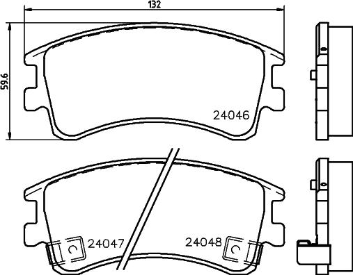 HELLA 8DB 355 011-141 - Jarrupala, levyjarru inparts.fi