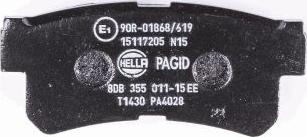 HELLA 8DB 355 011-151 - Jarrupala, levyjarru inparts.fi