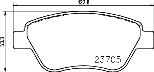 HELLA 8DB 355 011-871 - Jarrupala, levyjarru inparts.fi