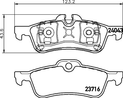 HELLA 8DB 355 011-351 - Jarrupala, levyjarru inparts.fi