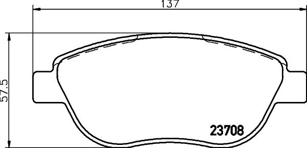 HELLA 8DB 355 011-331 - Jarrupala, levyjarru inparts.fi