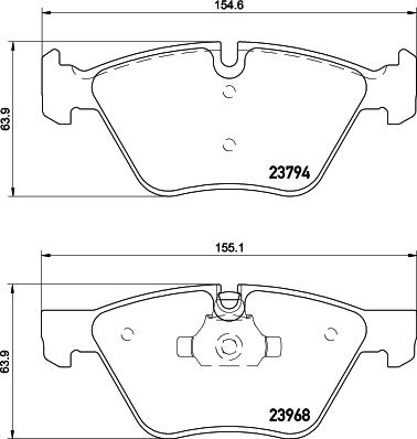 HELLA 8DB 355 011-321 - Jarrupala, levyjarru inparts.fi