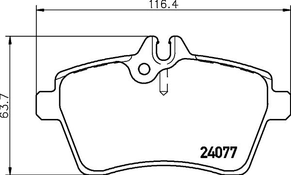 HELLA 8DB 355 011-381 - Jarrupala, levyjarru inparts.fi