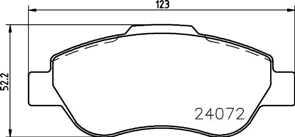 HELLA 8DB 355 011-241 - Jarrupala, levyjarru inparts.fi