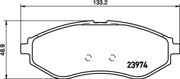 HELLA 8DB 355 011-251 - Jarrupala, levyjarru inparts.fi