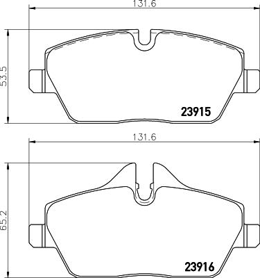 HELLA 8DB 355 031-211 - Jarrupala, levyjarru inparts.fi