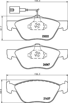 Magneti Marelli T1439MM - Jarrupala, levyjarru inparts.fi