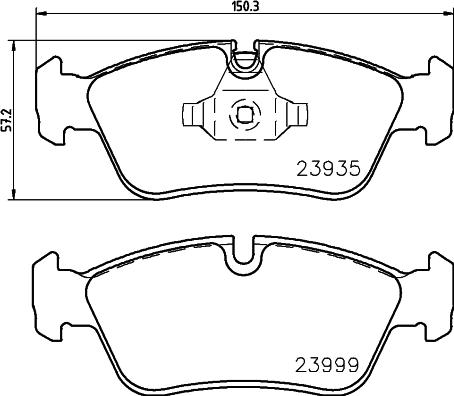 HELLA 8DB 355 011-281 - Jarrupala, levyjarru inparts.fi