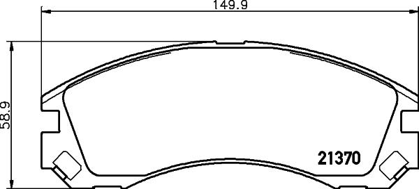 HELLA 8DB 355 011-751 - Jarrupala, levyjarru inparts.fi