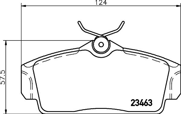 HELLA 8DB 355 018-441 - Jarrupala, levyjarru inparts.fi