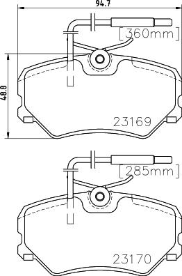 HELLA 8DB 355 018-401 - Jarrupala, levyjarru inparts.fi