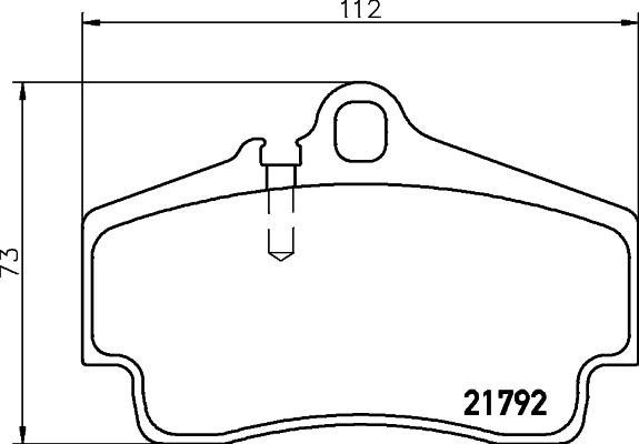 HELLA 8DB 355 018-481 - Jarrupala, levyjarru inparts.fi