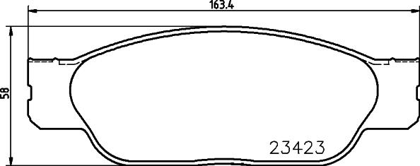 HELLA 8DB 355 018-551 - Jarrupala, levyjarru inparts.fi