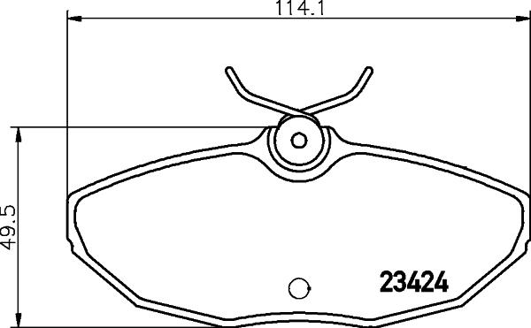 HELLA 8DB 355 018-561 - Jarrupala, levyjarru inparts.fi