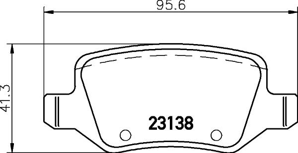 HELLA 8DB 355 018-531 - Jarrupala, levyjarru inparts.fi