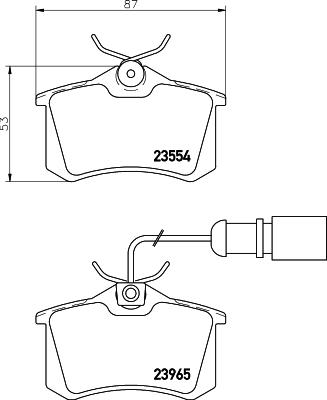 HELLA 8DB 355 018-601 - Jarrupala, levyjarru inparts.fi