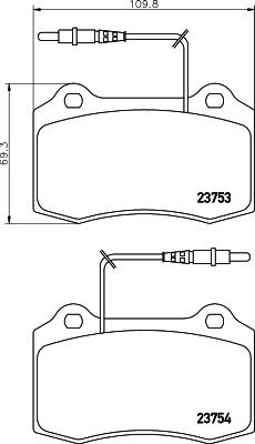 HELLA 8DB 355 018-631 - Jarrupala, levyjarru inparts.fi