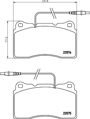 HELLA 8DB 355 018-671 - Jarrupala, levyjarru inparts.fi