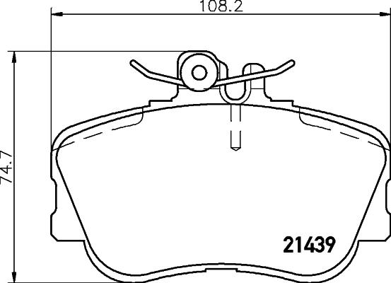 HELLA 8DB 355 018-041 - Jarrupala, levyjarru inparts.fi