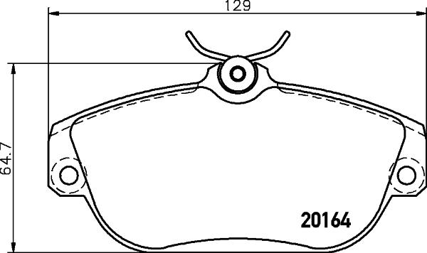 HELLA 8DB 355 018-001 - Jarrupala, levyjarru inparts.fi