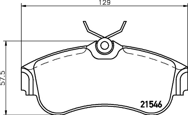 HELLA 8DB 355 018-011 - Jarrupala, levyjarru inparts.fi