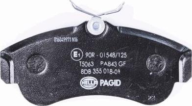 HELLA 8DB 355 018-011 - Jarrupala, levyjarru inparts.fi